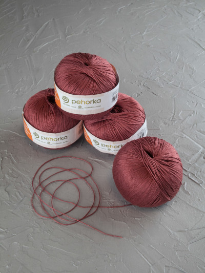 Пряжа Пехорка «Ажурная» - (787 - Марсала) 