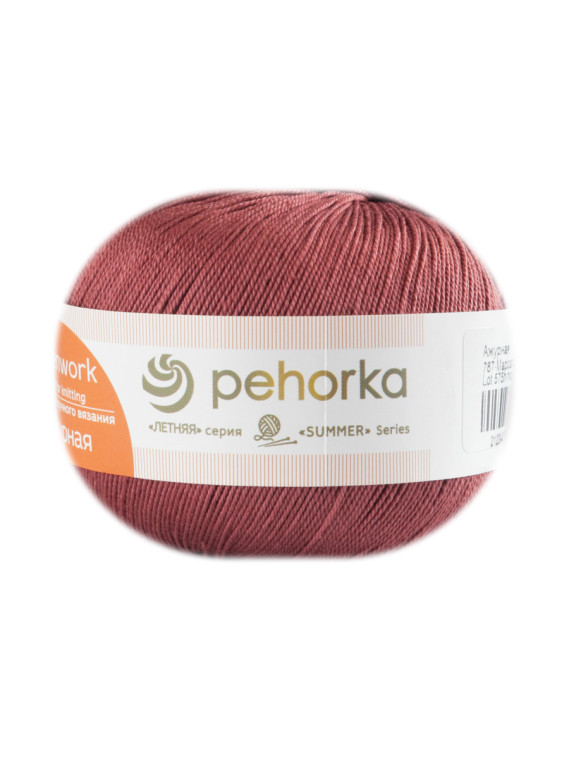 Пряжа Пехорка «Ажурная» - (787 - Марсала) 