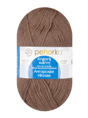 Пряжа Пехорка «Ангорская теплая» - (701 - Какао)