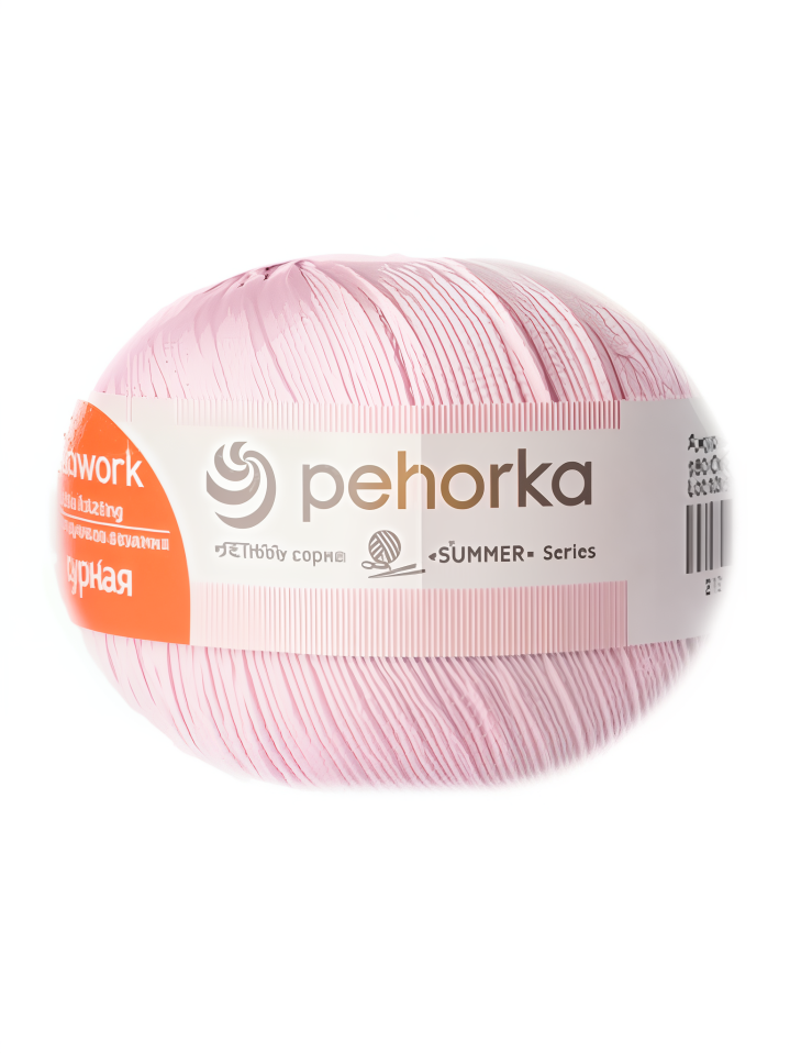 Пряжа Пехорка «Ажурная» - (180 - Св.бегония)