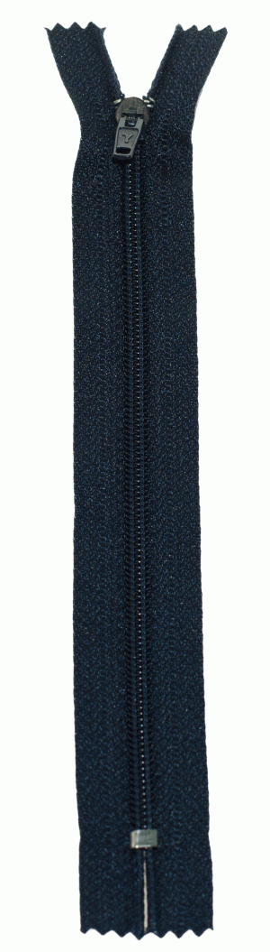 Молния Спираль н/р брючная G004P Gamma, тип 4, 18 см (318 - Т.синий) 