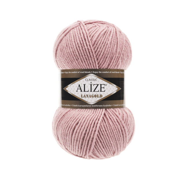 Пряжа «LANAGOLD Alize» - (161 - Пудра)