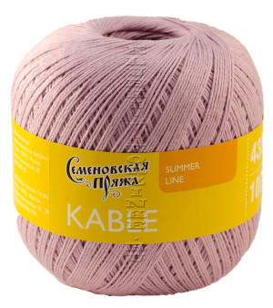 Пряжа Семеновская «Кабле» - (30220 - Астра_x1) 100 г / 430 м100% хлопок