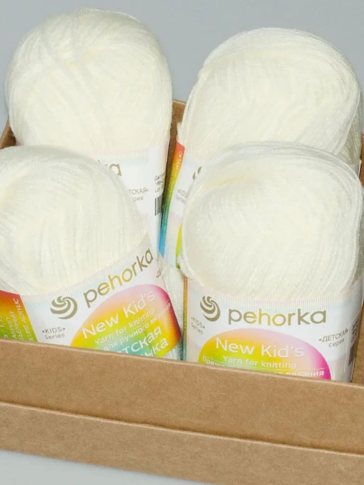 Пряжа Пехорка «Детская новинка» - (166 - Суровый)