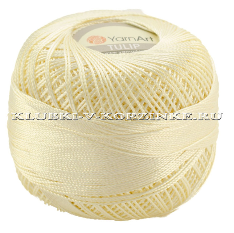 Пряжа YarnArt Tulip - (437 - Кремовый)