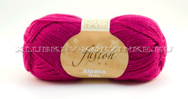 Пряжа Alpaca Silk (6506 - Малиновый)