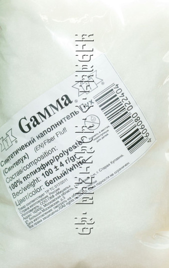 Синтетический наполнитель Пух (Синтепух, Gamma) - 100 г