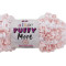 Пряжа Puffy More Alize - (6272 - Белый, Светло-розовый)