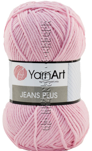 Пряжа YarnArt «Jeans plus» - (36 - Розовый) 100 г / 160 м55% хлопок, 45% полиакрил
 