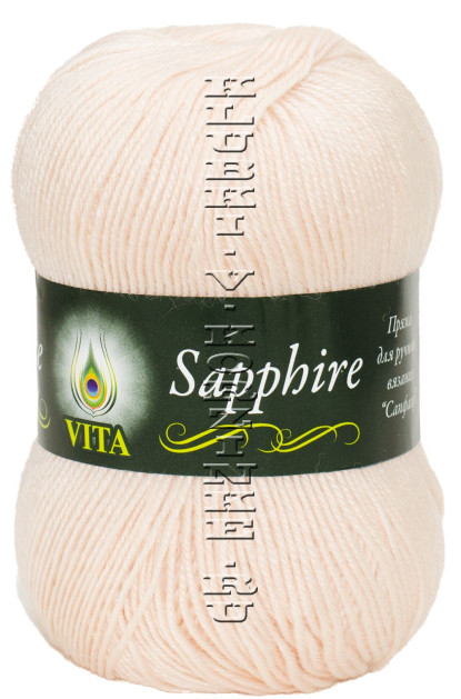 Пряжа VITA «SAPPHIRE» - (1539 - Жемчужно - розовый)