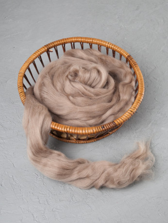 Шерсть для валяния, Камтекс (007 - Лен)